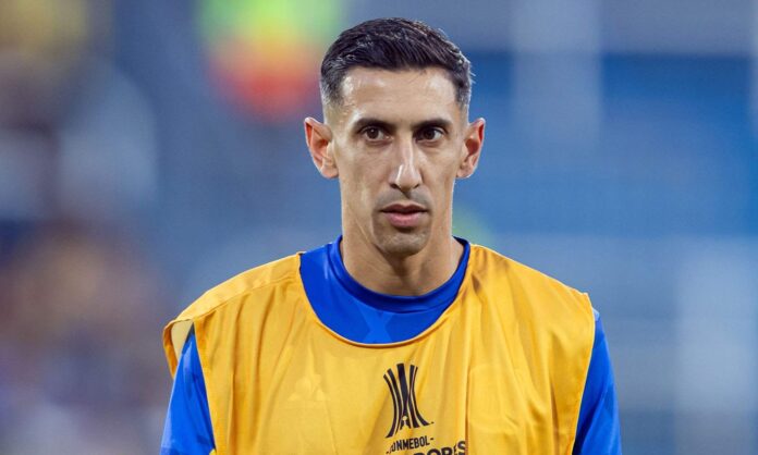 Ángel Di María con la selección Argentina. 
