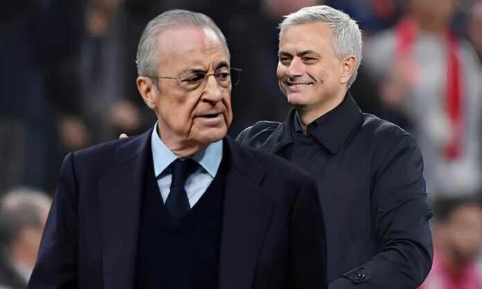 Florentino Pérez y José Mourinho