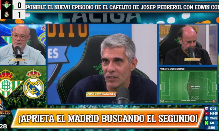 José Luis Sánchez estalla por el penalti no pitado al Real Madrid en La Cartuja