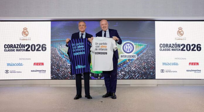 Real Madrid e Inter de Milán se verán las caras en el Corazón Classic