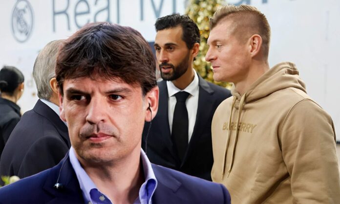 Fernando Morientes, Álvaro Arbeloa y Toni Kroos. 