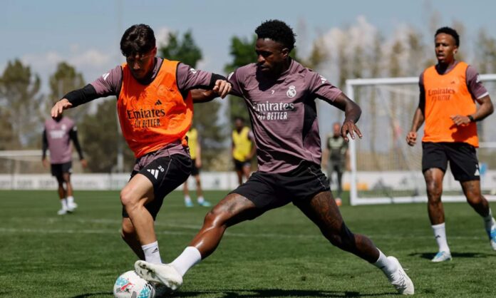 El Real Madrid prepara el partido liguero contra el Alavés