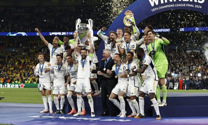 El Real Madrid levanta su última Champions League