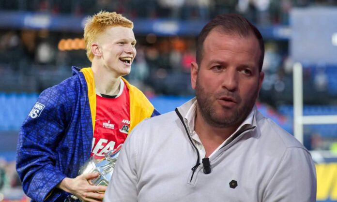 Rafael Van der Vaart ve a Kees Smit en el Real Madrid... tarde o temprano.