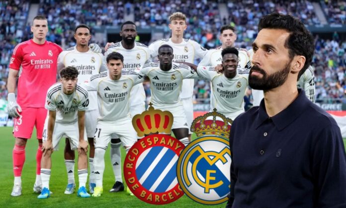 Álvaro Arbeloa realiza tres cambios con respecto al último partido para medirse al Espanyol, que no ha obtenido aún un triunfo en 2026.