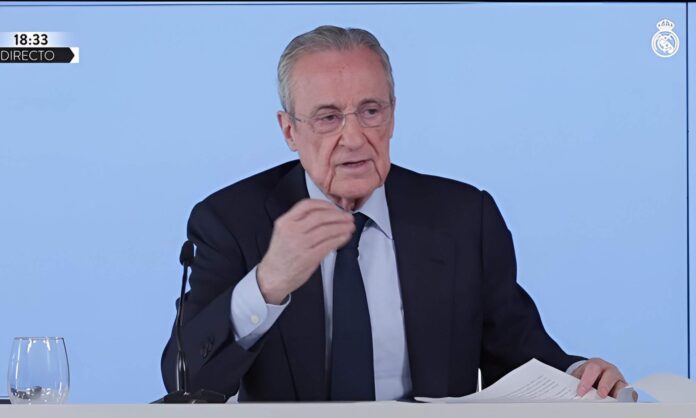 Florentino Pérez se engancha con un periodista de ABC: 