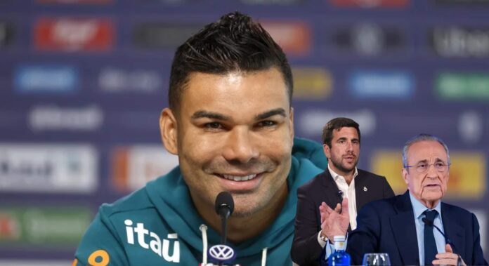 Casemiro vota por Florentino Pérez en las elecciones del Real Madrid: 