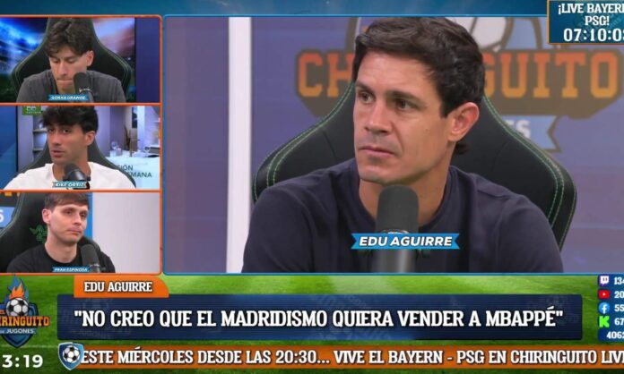Edu Aguirre sale en defensa de Kylian Mbappé