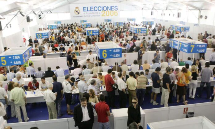 Las últimas elecciones a la presidencia del Real Madrid se realizaron en el año 2006.