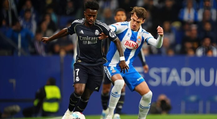 Espanyol - Real Madrid, Gil Manzano saca a Vinícius del partido