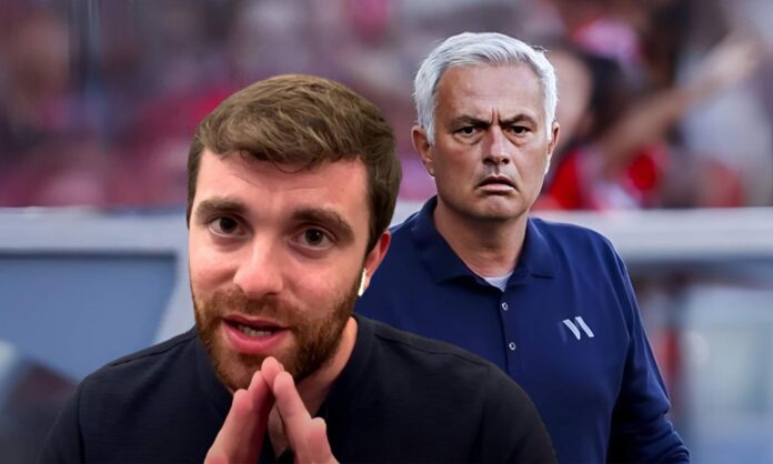 Fabrizio Romano y José Mourinho. 