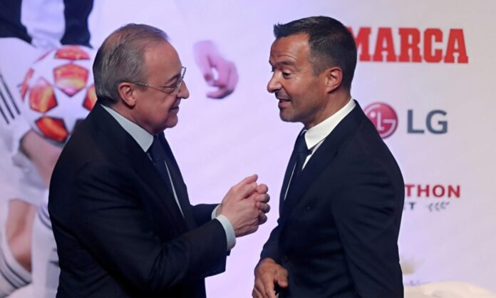 Florentino Pérez y Jorge Mendes.