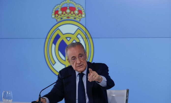 Florentino Pérez, tranquilo ante la posible de los árbitros