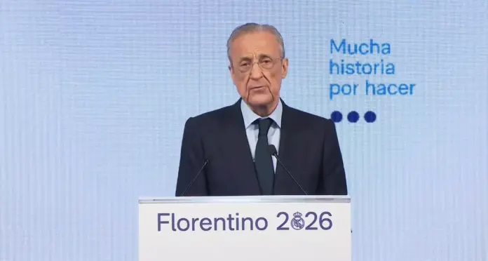  Florentino Pérez se defiende y ataca a Riquelme: «Vienen a servirse del Real Madrid»

