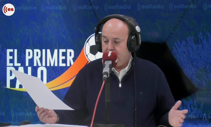 Juanma Rodríguez hablando en esRadio.