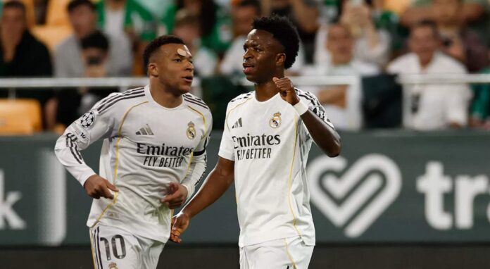 Mbappé en la lista de jugadores del Real Madrid con más hat-tricks igualando a Vinícius
