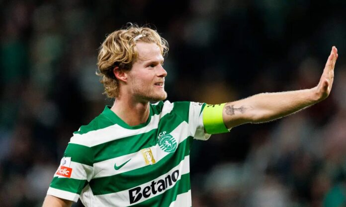 Morten Hjulmand es el centrocampista que pide José Mourinho y en su equipo, el Sporting de Portugal, ya son conscientes del interés del Real Madrid por firmarle.