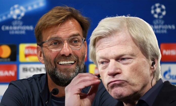 Oliver Kahn y Klopp.