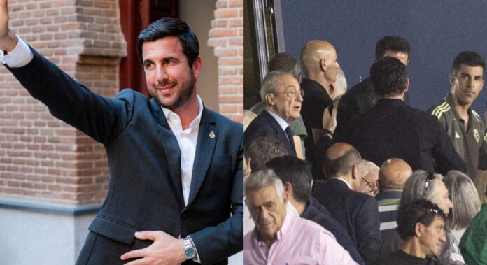 Florentino Pérez fue a apoyar al Castilla al Di Stéfano mientras Enrique Riquelme prefirió irse a los toros

