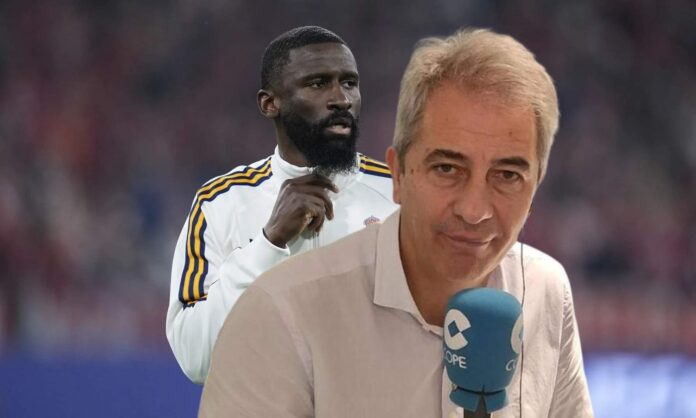 Manolo Lama carga contra Antonio Rüdiger