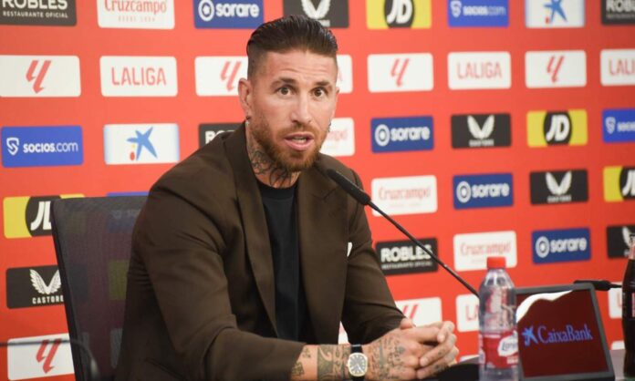 Sergio Ramos, en una rueda de prensa reciente.