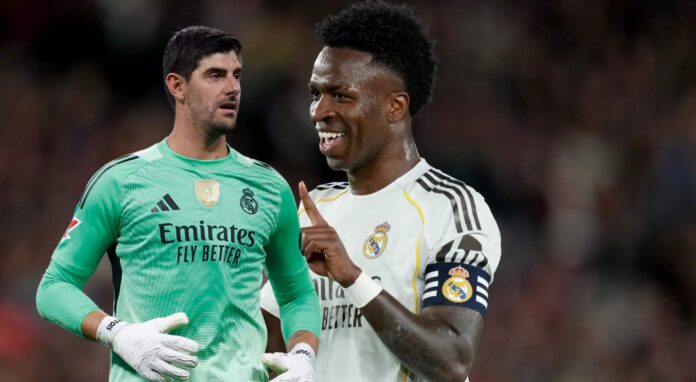 Vinícius es capitán del Real Madrid por delante de Courtois